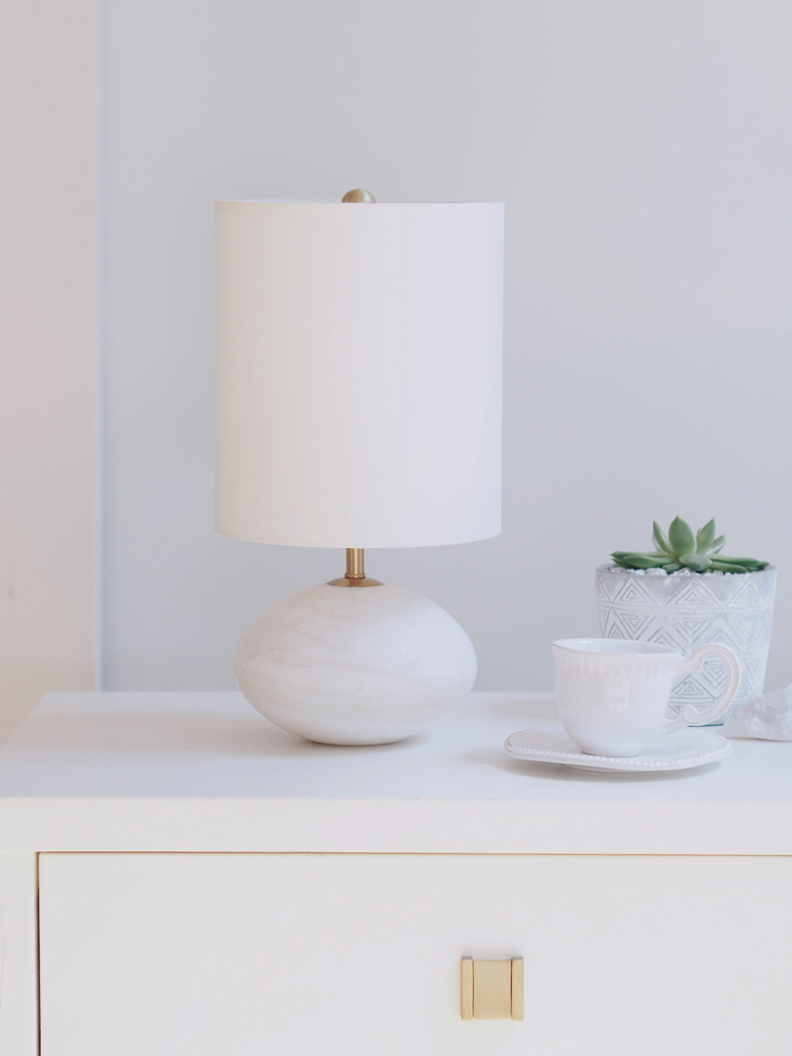Althea Alabaster Mini Orb Lamp