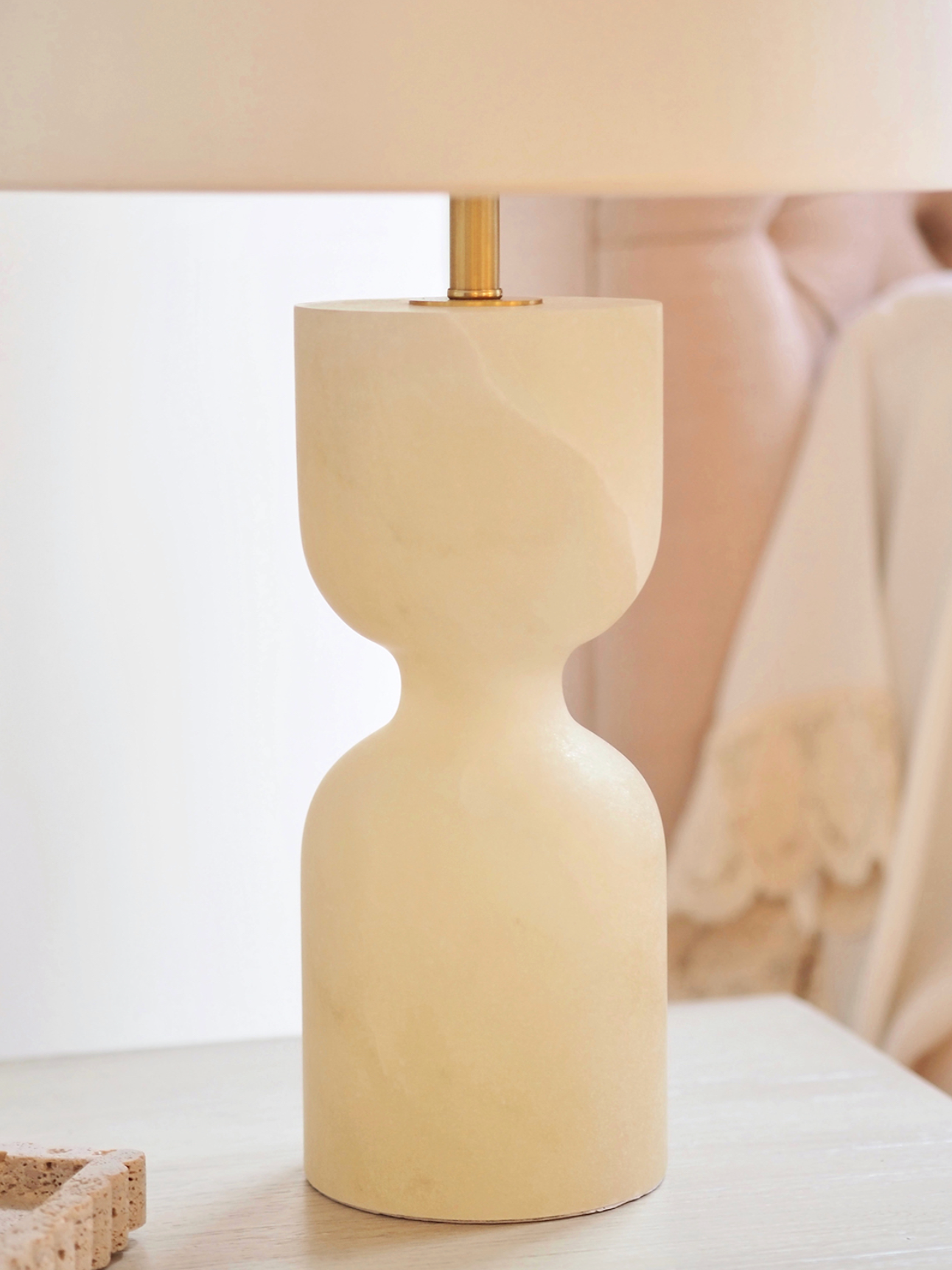 Misty Alabaster Table Lamp