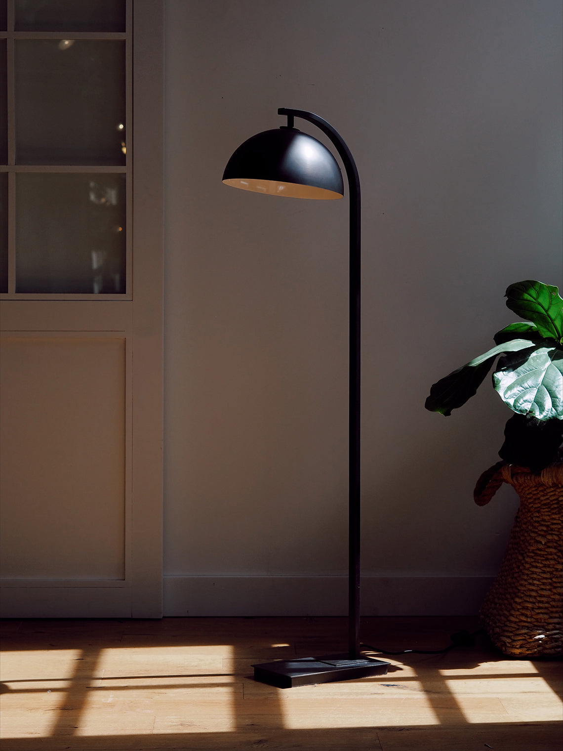 Otis Charcoal Floor Lamp