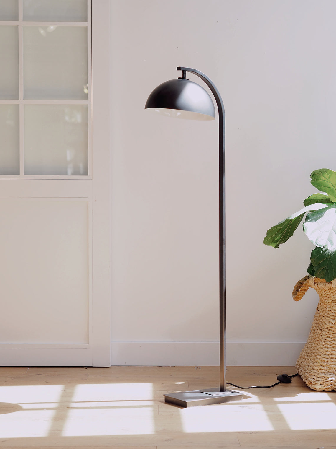 Otis Charcoal Floor Lamp
